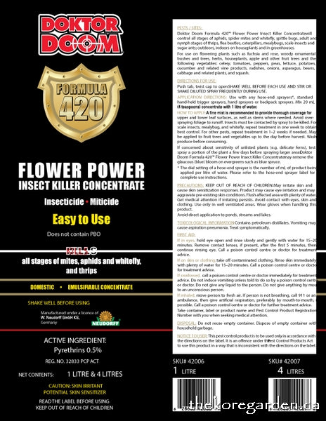 Dr. Doom Formula 420 3-In-1 Crop & Plant Rescue Concentrate