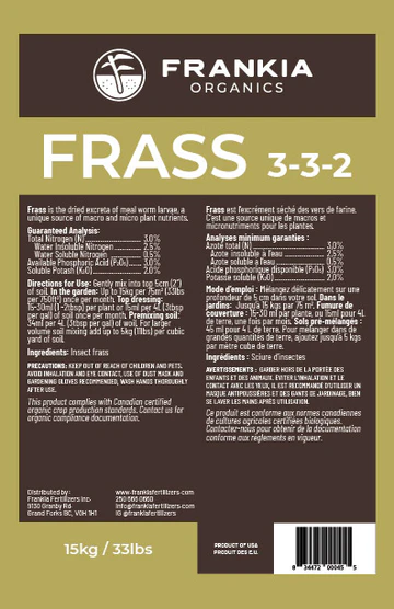 Frankia Insect Frass 3-2-2