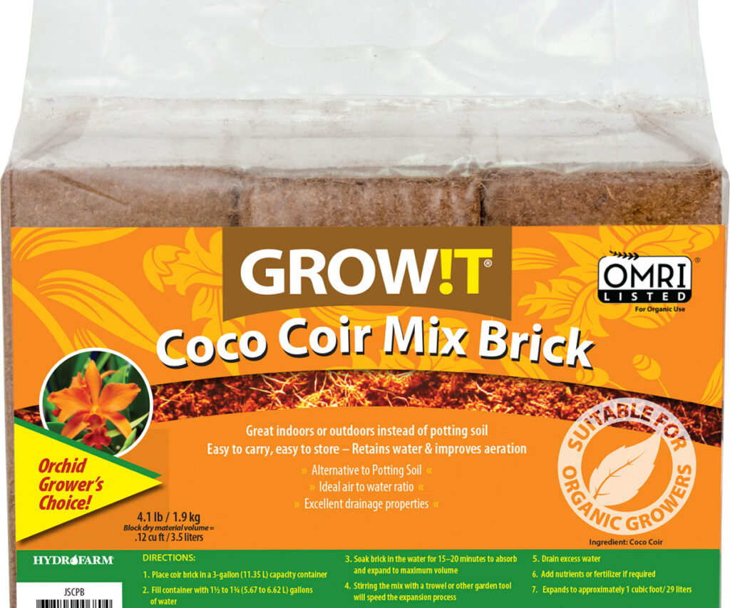 Grow It Coco Coir Mix Brick 650 Gr