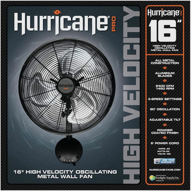 Hurricane Pro Heavy Duty Orbital Wall/Floor 16″